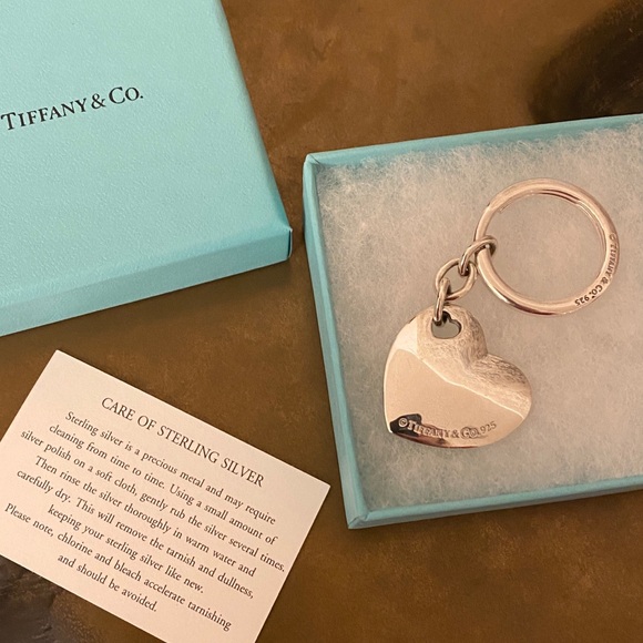 Tiffany & Co. Jewelry - TIFFANY & Co Heart Authentic Keychain Pendent NEW